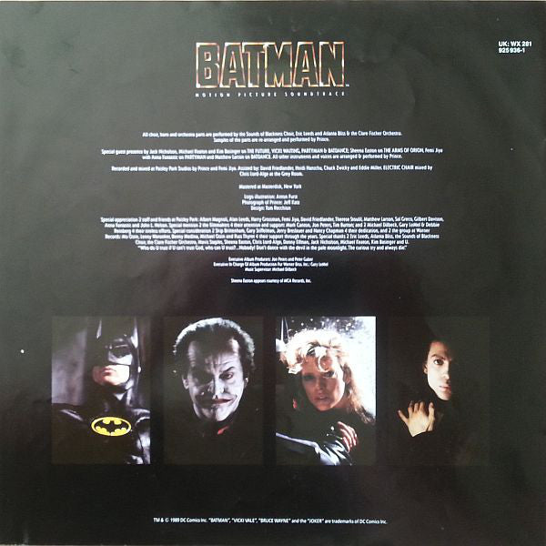 Prince : Batman™ (Motion Picture Soundtrack) (LP, Album)