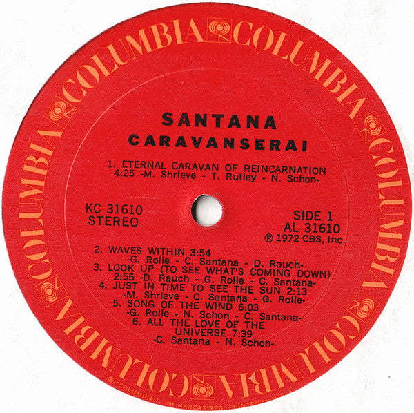 Santana : Caravanserai (LP, Album, San)