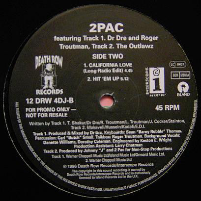 2Pac : How Do You Want It (12", Promo)