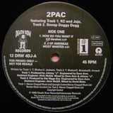 2Pac : How Do You Want It (12", Promo)