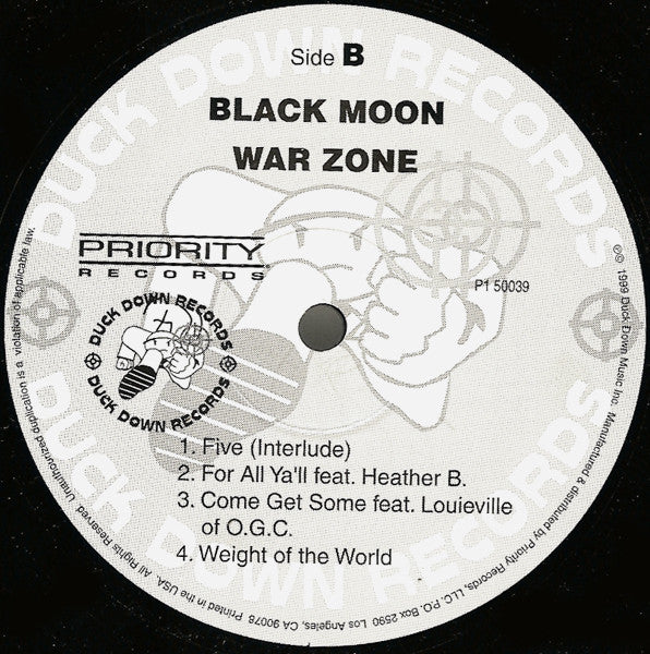 Black Moon : War Zone (2xLP, Album)