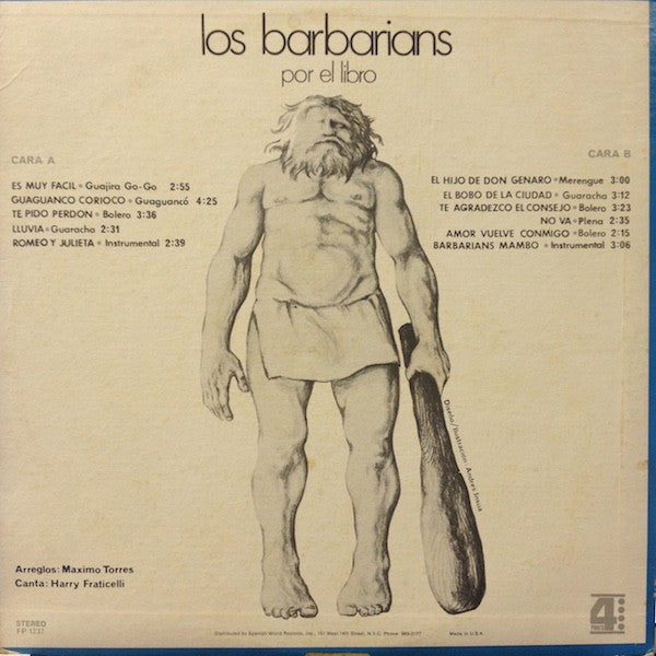 Los Barbarians : Por El Libro (LP, Album)