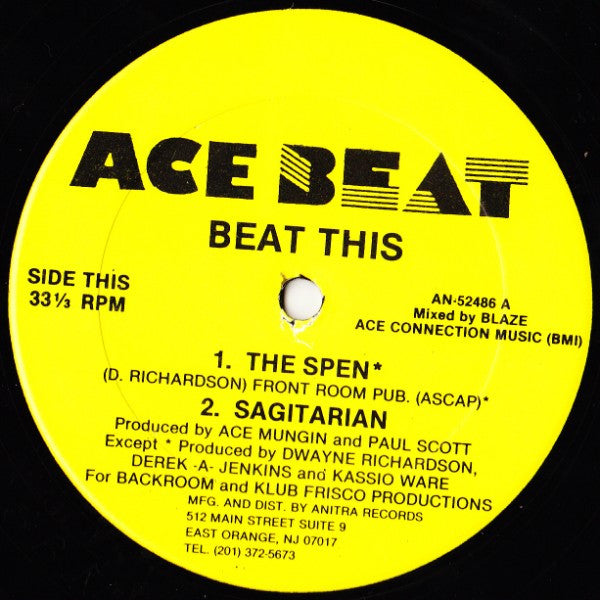 Beat This (2) : The Spen (12")