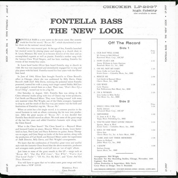 Fontella Bass : The 'New' Look (LP, Album, Mono)