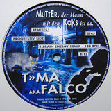 T»MA A.K.A. Falco : Mutter, Der Mann Mit Dem Koks Ist Da (Remixes) (12", Promo)