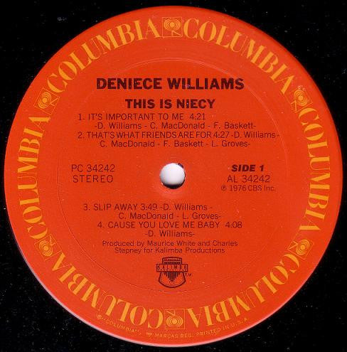 Deniece Williams : This Is Niecy (LP, Album)