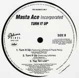 Masta Ace Incorporated : Turn It Up / Top Ten List (12", Promo)