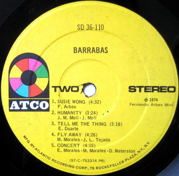 Barrabas : Barrabas (LP, Album)