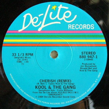 Kool & The Gang : Fresh / Misled (Special Mix) / Cherish (Remix) (12", 72)