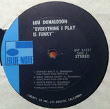 Lou Donaldson : Everything I Play Is Funky (LP, Album, RE, Gat)