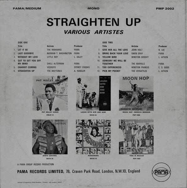 Various : Straighten Up  (LP, Comp)