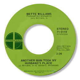 Bette Williams : A Feeling For Someone Else Has Grown (7")