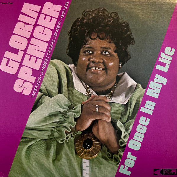 Gloria Spencer : For Once In My Life (LP)