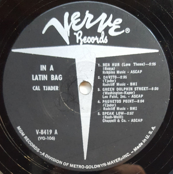 Cal Tjader : In A Latin Bag (LP, Album, Mono, Lam)