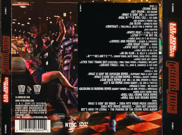 Lil Jon & The East Side Boyz* : Crunk Juice (Ltd, Dig + 2xCD, Album + DVD-V, NTSC)