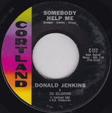 Donald Jenkins & The Delighters : Somebody Help Me (7", Styrene, Ter)