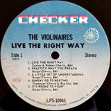 The Violinaires : Live The Right Way (LP, Album)