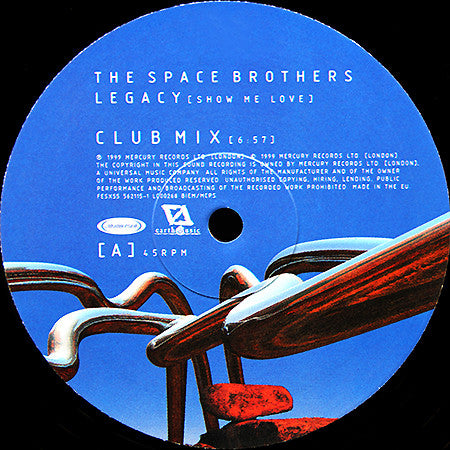 The Space Brothers : Legacy (Show Me Love) (12")