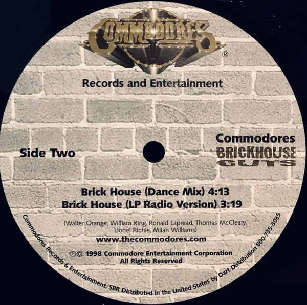 Commodores : Brickhouse Cuts (12")