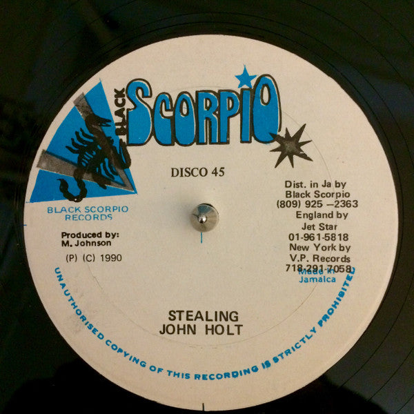 John Holt : Stealing (12")