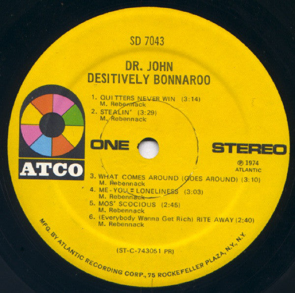 Dr John* : Desitively Bonnaroo (LP, Album, PR )