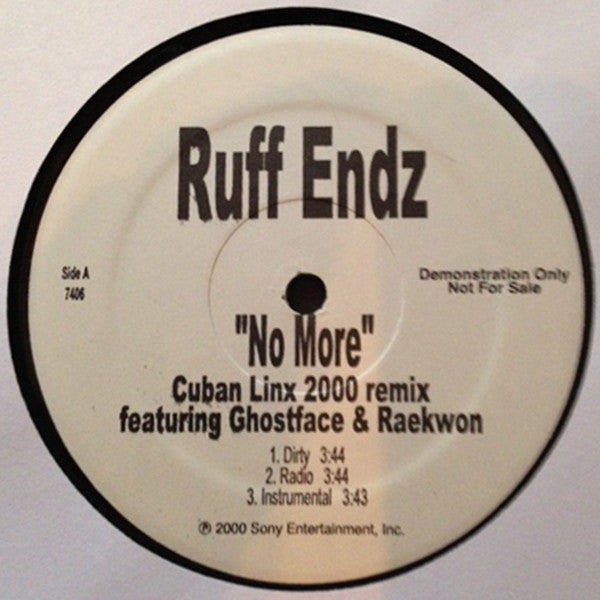 Ruff Endz : No More (Remixes) (12", Promo)