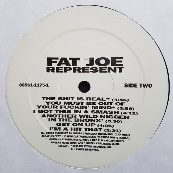 Fat Joe Da Gangsta* : Represent (LP, Album, RE)