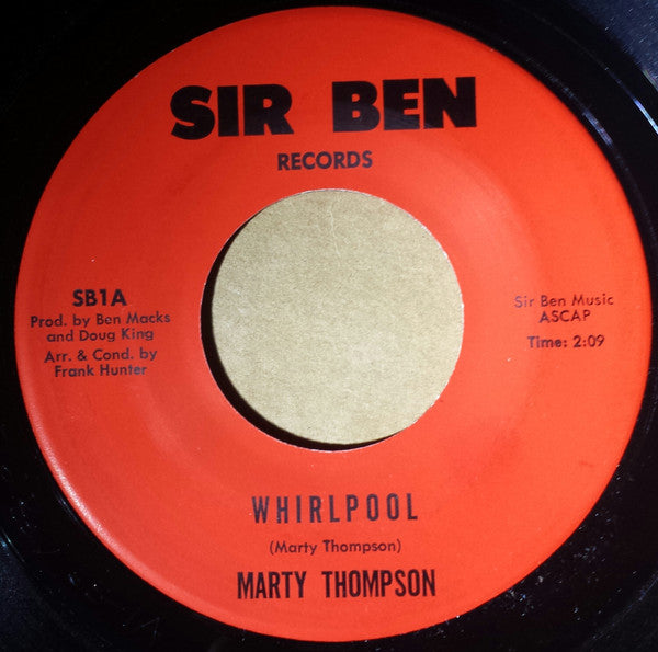 Marty Thompson : Whirlpool (7")