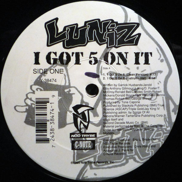 Luniz : I Got 5 On It (12")