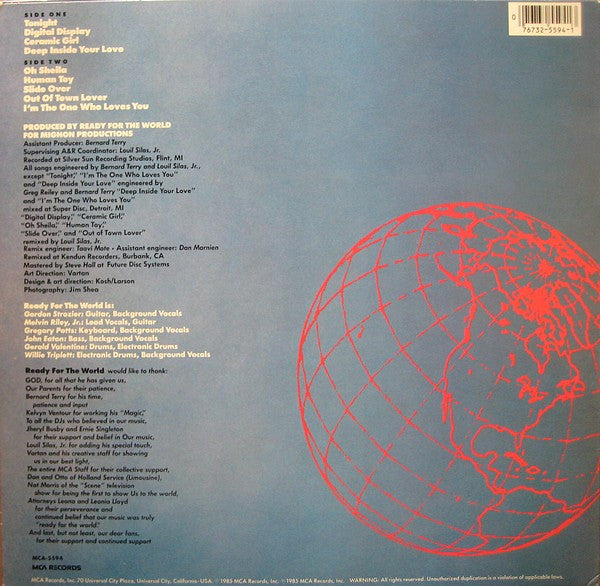 Ready For The World : Ready For The World (LP, Album)