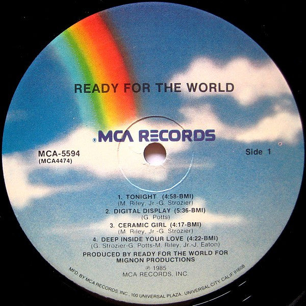 Ready For The World : Ready For The World (LP, Album)