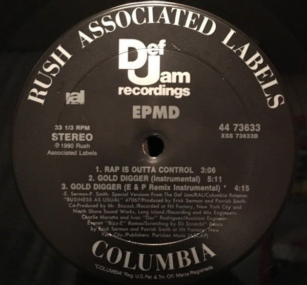 EPMD : Gold Digger (12")