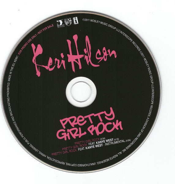 Keri Hilson : Pretty Girl Rock (CD, Single, Promo)