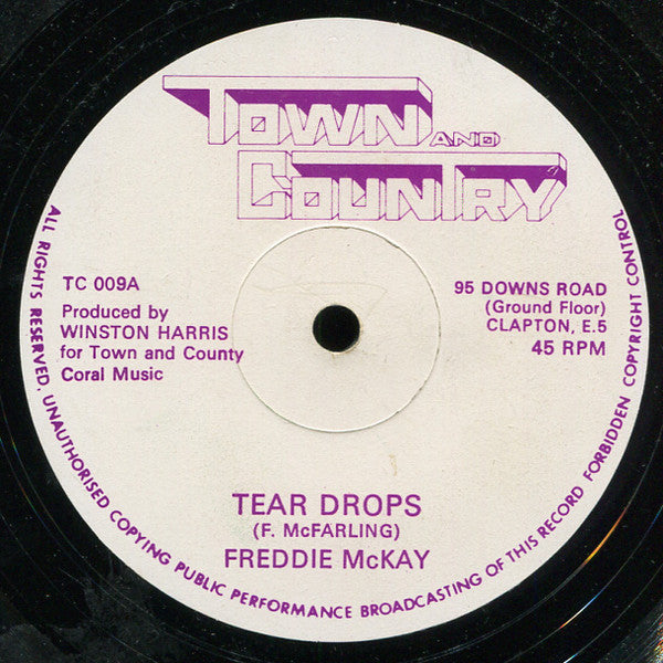 Freddie McKay : Tear Drops (12")