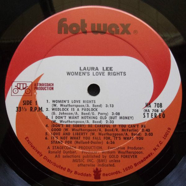 Laura Lee : Women's Love Rights (LP, Album)