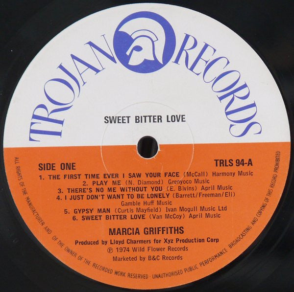 Marcia Griffiths : Sweet Bitter Love (LP, Album)