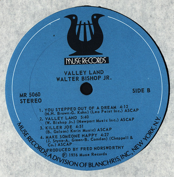 Walter Bishop, Jr. : Valley Land (LP, Album)