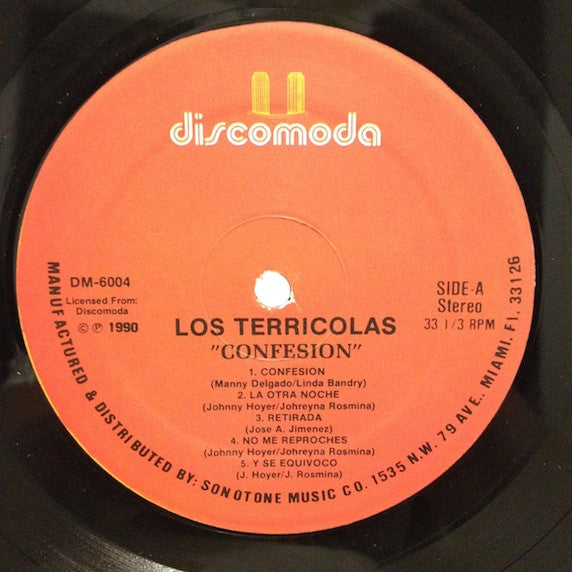 Los Terricolas : Confesion (LP, Album)