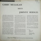 Gerry Mulligan & Johnny Hodges : Gerry Mulligan Meets Johnny Hodges (LP, RE)