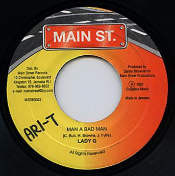 Lady G : Man A Bad Man (7")