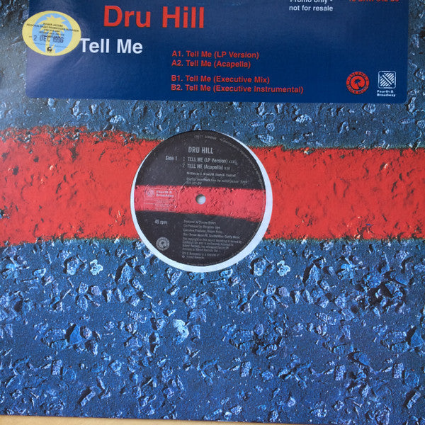 Dru Hill : Tell Me (12", Promo)