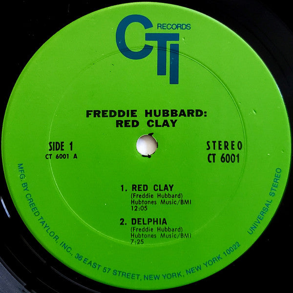 Freddie Hubbard : Red Clay (LP, Album, Gat)