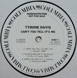 Tyrone Davis : Can't You Tell It's Me (LP, Album, Promo)