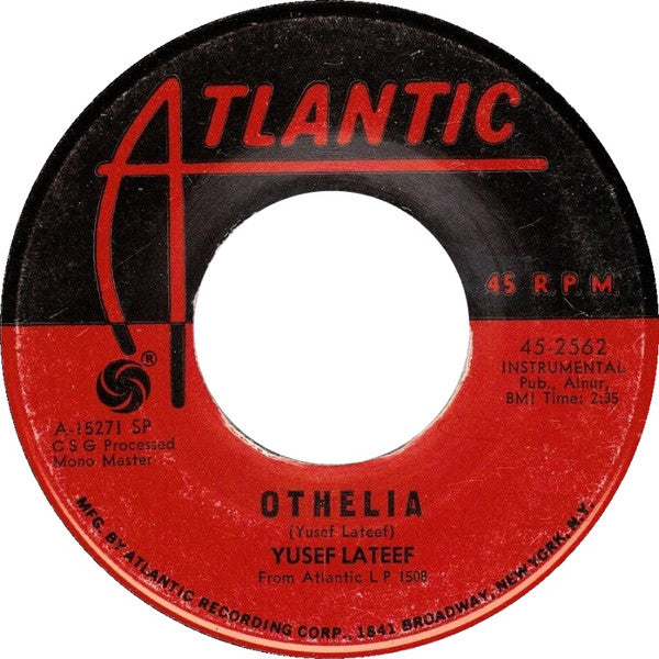 Yusef Lateef : Othelia / Stay With Me  (7", Single, SP)