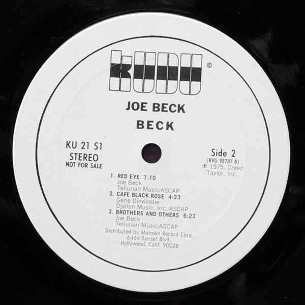 Joe Beck : Beck (LP, Promo)