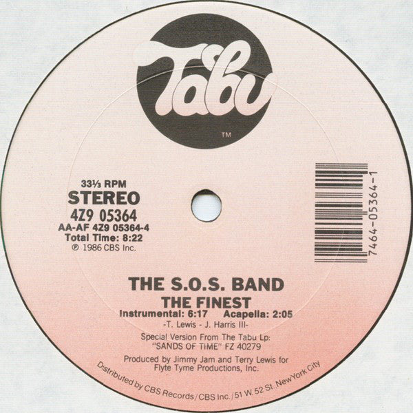 The S.O.S. Band : The Finest (12", Pit)