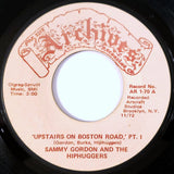 Sammy Gordon And The Hiphuggers* : Upstairs On Boston Road (7", Styrene)