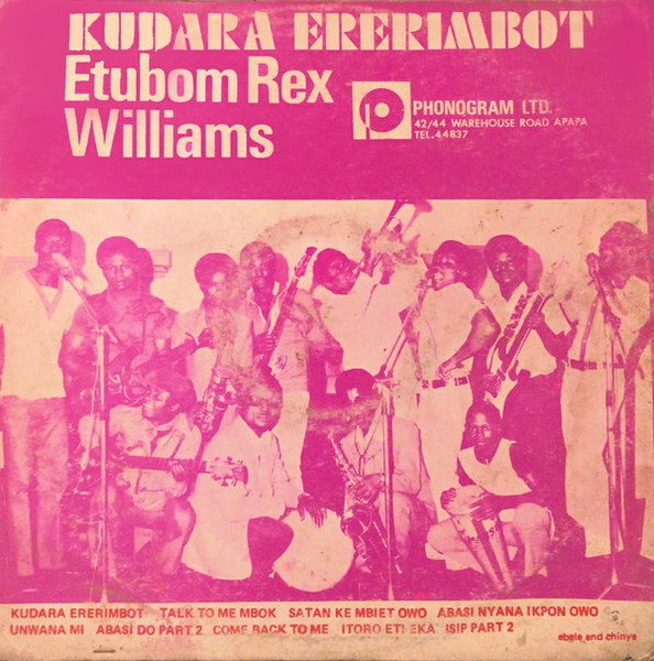 Etubom Rex Williams & His Nigerian Artistes : Kudara Ererimbot (LP, Album)