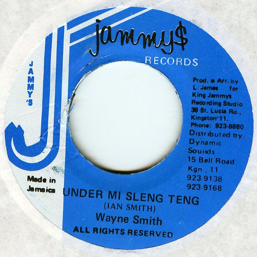 Wayne Smith : Under Mi Sleng Teng (7", Single, RE)