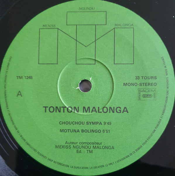 Tonton Malonga* : Dans L'Ambiance (LP, Album)